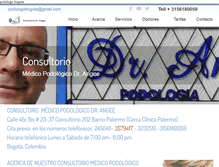Tablet Screenshot of podologo.co